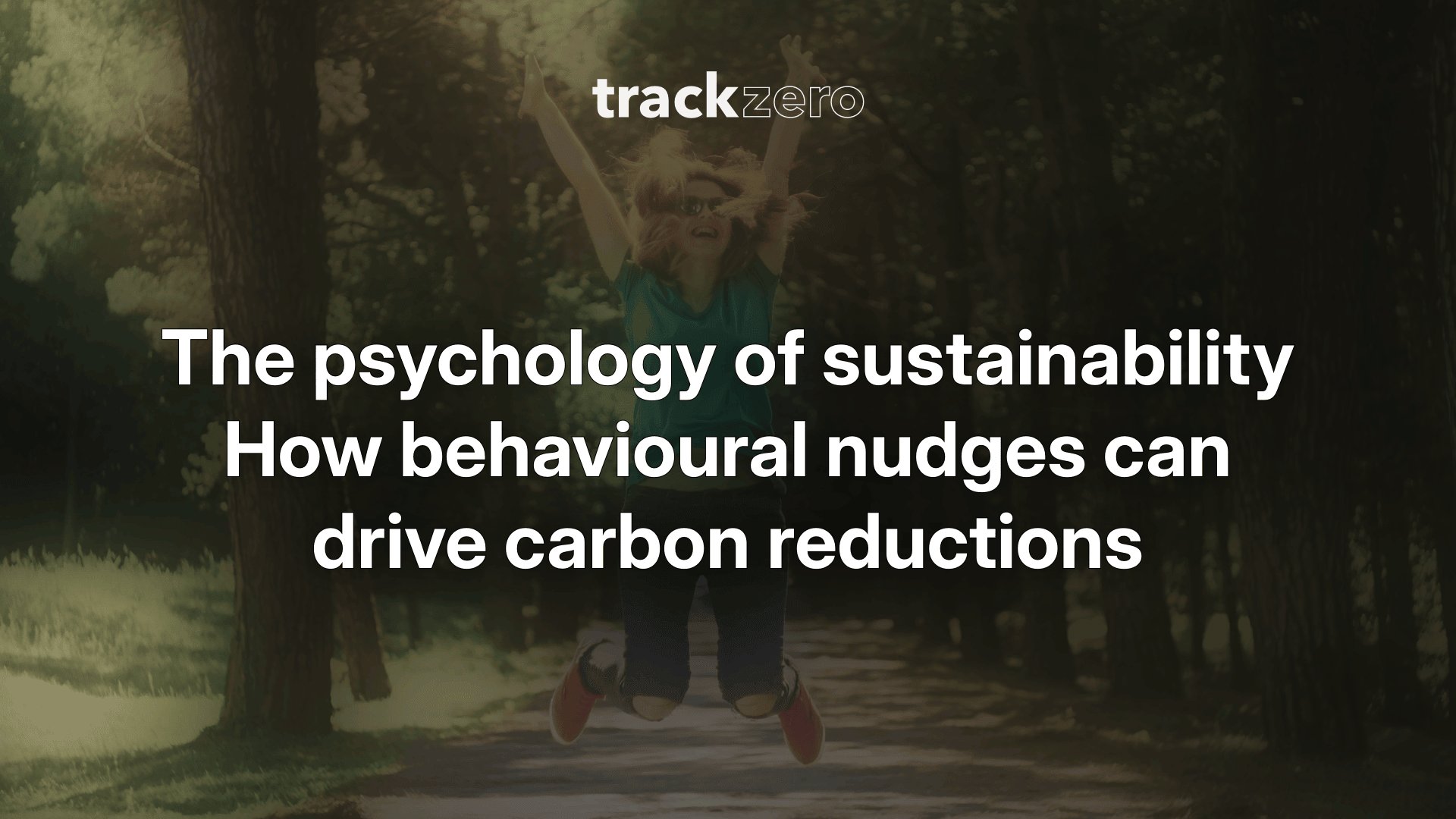 The psychology of sustainability: How behavioural nudges can drive carbon reductions